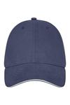 Кепка Darton Sandwich с 6 панелями Elevate, темно-синий - фото