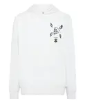 Толстовка с капюшоном, шестиугольник Philipp Plein, белый - фото