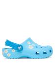 Пантолеты Classic Daisy Clog 211257 Crocs, синий - фото