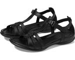 Сандалии ECCO Flash T-Strap, цвет Black/Black - фото