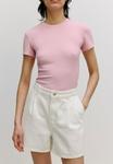 Футболка EDITED Basic T-shirt, Rosa/Pink - фото