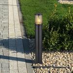 Торшер для наружного освещения, нержавеющая сталь, черный, дымчатый, H 80 см Globo Lighting - фото 8