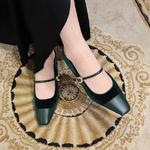 Туфли Мэри Джейн женские Bigtree, зеленый - фото 7