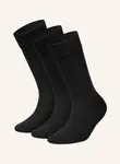 Комплект из 3 носков one color smooth Dillysocks, черный - фото