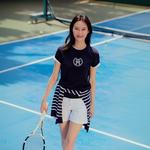 Футболка женская Tommy Hilfiger, темно-синий - фото 4