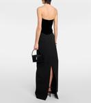 Бархатный топ-труба Wardrobe.Nyc, черный - фото 3