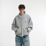 Свитшот-куртка унисекс NANDCHN, серый - фото 6