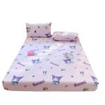 Подогнанная простыня Sanrio, Cherry Kuromi - фото 3