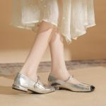 Ainer cat Mary Jane Shoes 2cm Women's Ainer-cat, серебряный - фото 4