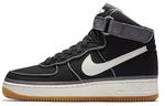 Кроссовки Nike Air Force 1 High '07 LV8 Black Sail Team Orange - фото