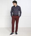 Рубашка мужская Karl Lagerfeld с цветочным узором, синий - фото 2