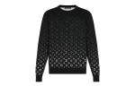 Мужской свитер Louis Vuitton, черный/белый - фото