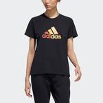 Футболка женская черная Adidas - фото 2