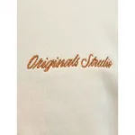 Толстовка Jack & Jones Norrebro Emb half zip, бежевый - фото 6