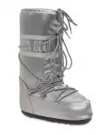 Ботинки Moon Boot Icon Glance Platinum Satin, серый - фото 2