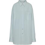 Оверсайз рубашка Maison Margiela, синий - фото 3