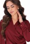 Faina Блузка в бордовом цвете - фото 5