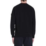 Свитшот с нашивкой-логотипом STONE ISLAND, черный - фото 3