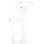 Футболка с трафаретным принтом стрелок Off-White, белый - фото