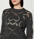 Шерстяной свитер Regular fit Weekend Maxmara, серый - фото 4