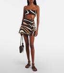 Топ-бюстье гавайский Pucci, Black  Gold - фото 2