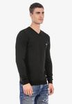 Свитер с V-образным вырезом CIPO & BAXX, черный - фото 3