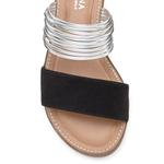 Сандалии Lascana, черное серебро - фото 4