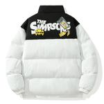 Пуховик унисекс The Simpsons, белый (в комплекте одна фирменная куртка) - фото 2