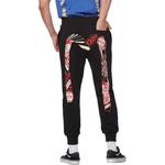 Трикотажные спортивные штаны мужские черные Evisu, черный - фото 3