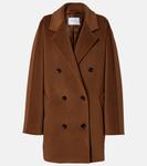 Пальто Rebus из шерсти и кашемира Max Mara, Tabacco - фото