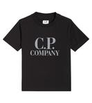 Футболка goggle из хлопкового джерси C.P. Company, черный - фото