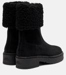 Челси ботинки из замши с декоративными элементами Rene Caovilla, Black/Jet Strass - фото 2