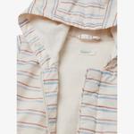 Дождевик с капюшоном Benetton в полоску 1-18 месяцев, белый - фото 3