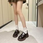 Женские лоферы Black Brown Ouumeis, кофейно-коричневые - фото 8