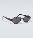 Триумф Metal 01 овальные солнцезащитные очки Celine Eyewear - фото 4