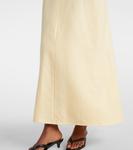 Макси-платье с драпировкой Toteme, Straw - фото 6