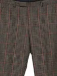 Клетчатые шерстяные брюки Paul Smith, коричневый - фото 3