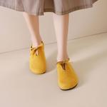 Закрытые тапочки для женщин Yiya, хаки - фото 10