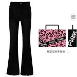 FLIM Узкие женские джинсы, Черный - фото 29