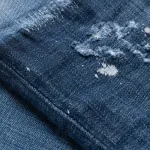 Потертые джинсы skater DSQUARED 2, синий - фото 9