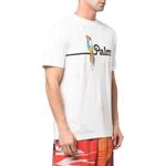 Футболка с логотипом попугая Palm Angels, белый - фото 4