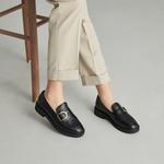 Лоферы женские черные Clarks - фото 6