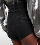 Джинсовые шорты Self-Portrait, черный - фото 5