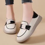 Лоферы женские бежевый/черный Reivantix - фото 3