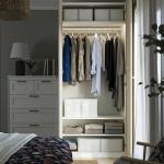 Гардероб PAX/FLISBERGET IKEA, 100x60x236 см, белый/светло-бежевый - фото 4