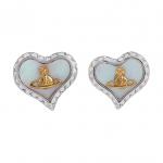 Серьги в форме сердца Vivienne Westwood - фото 4