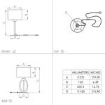 Настольная лампа Eglo Basildon, черный - фото 4