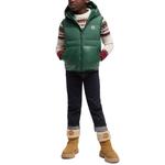 Детский жилет Moncler, зеленый - фото 3