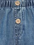 Детские брюки Turbo Denim с эластичной резинкой Mango, Open Blue - фото 4