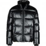 Стеганая куртка пуховик с логотипом Moose Knuckles, черный - фото 3